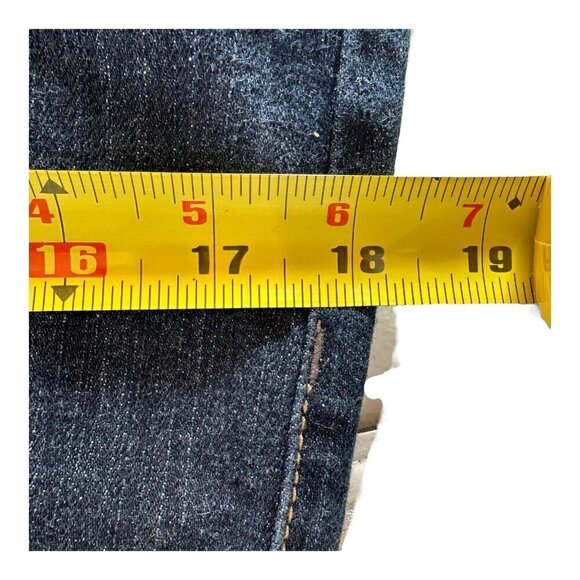 Old Navy Denim Skirt Womens Size 6 Blue Pockets Stretch Casual Office School - Picture 5 of 14